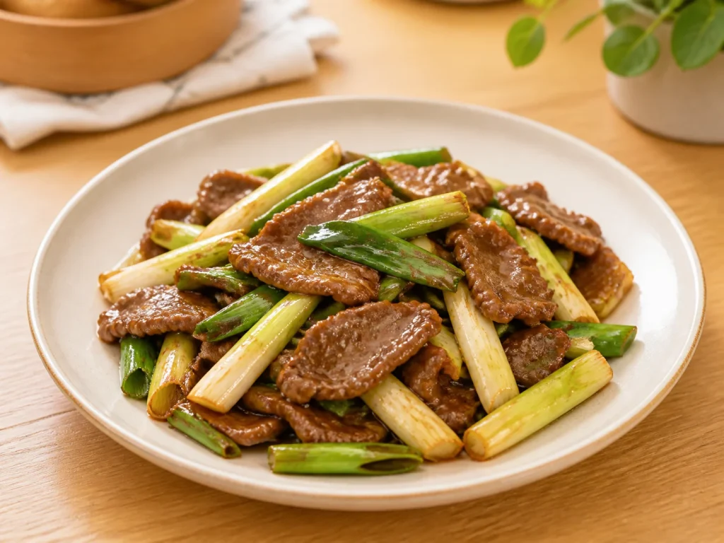 葱爆牛肉