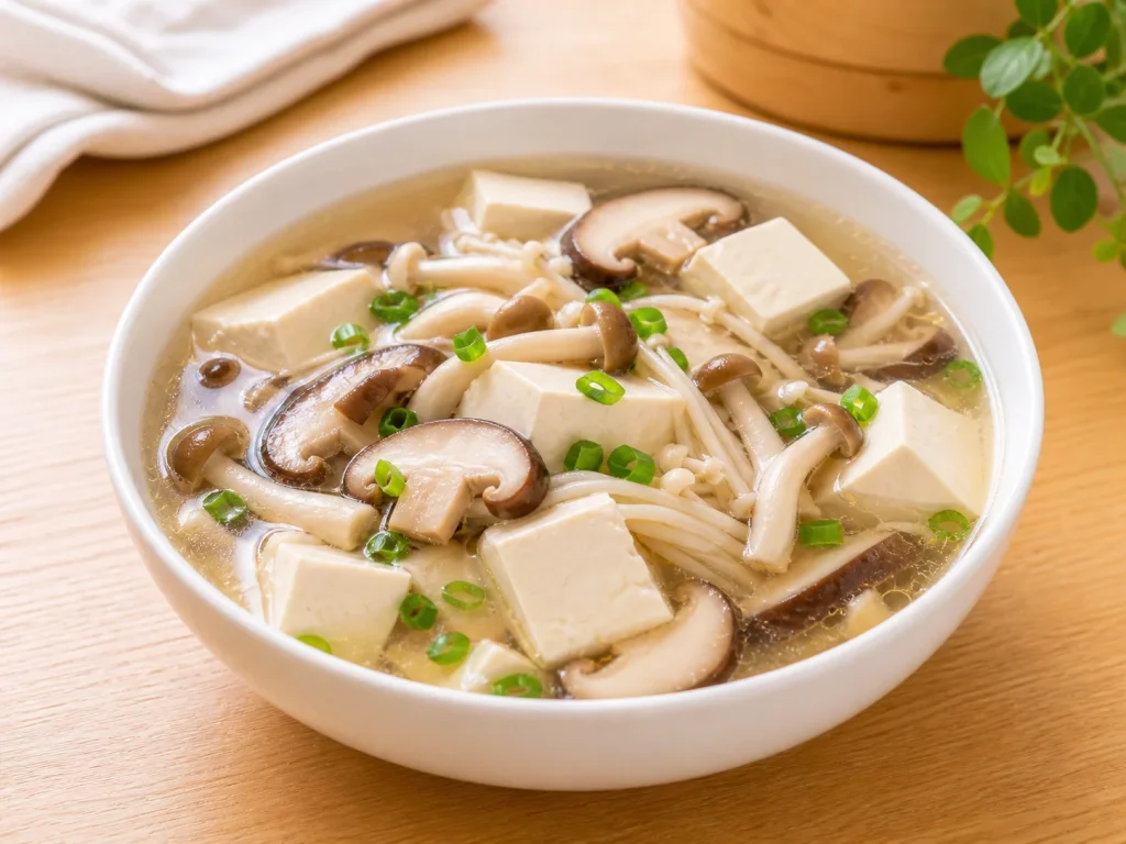菌菇豆腐汤