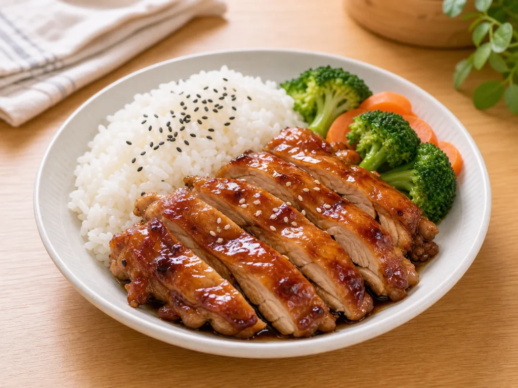 照烧鸡腿饭