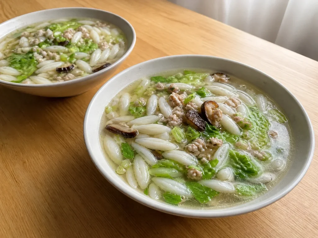 潮汕尖米丸汤