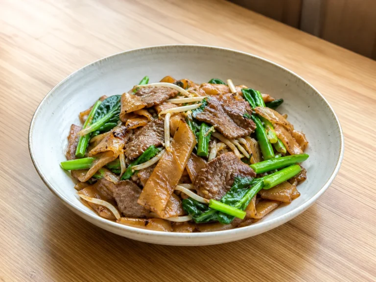 潮汕牛肉炒粿条成品图