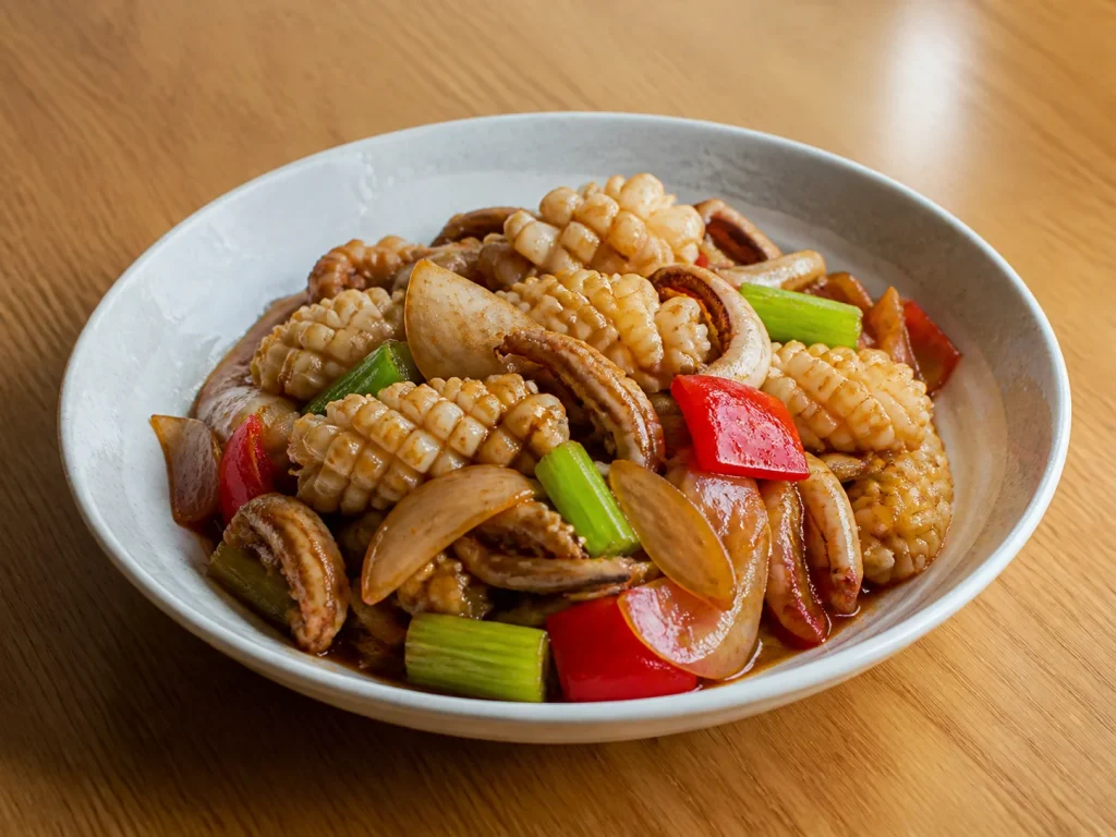 潮汕沙茶鱿鱼
