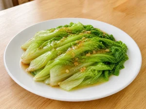 蚝油生菜成品图