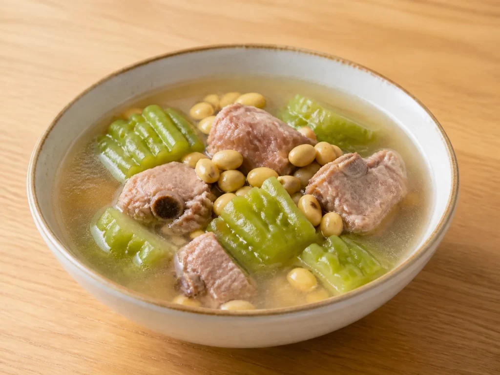 苦瓜黄豆排骨汤