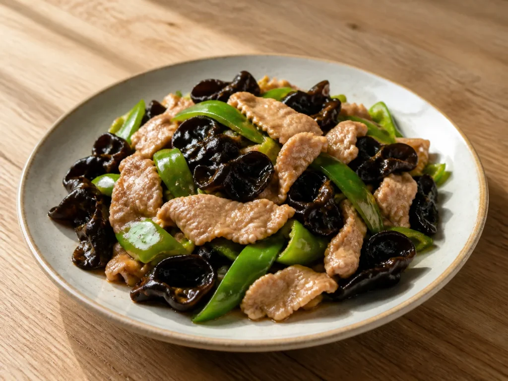 木耳炒肉片