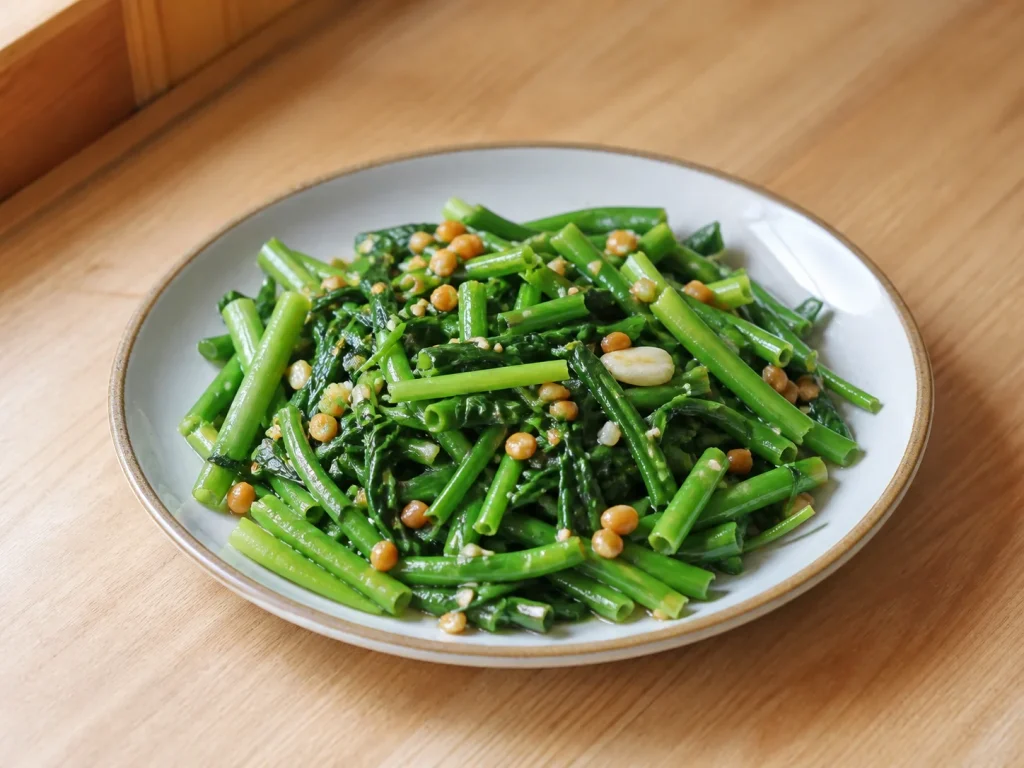 普宁豆酱炒通菜