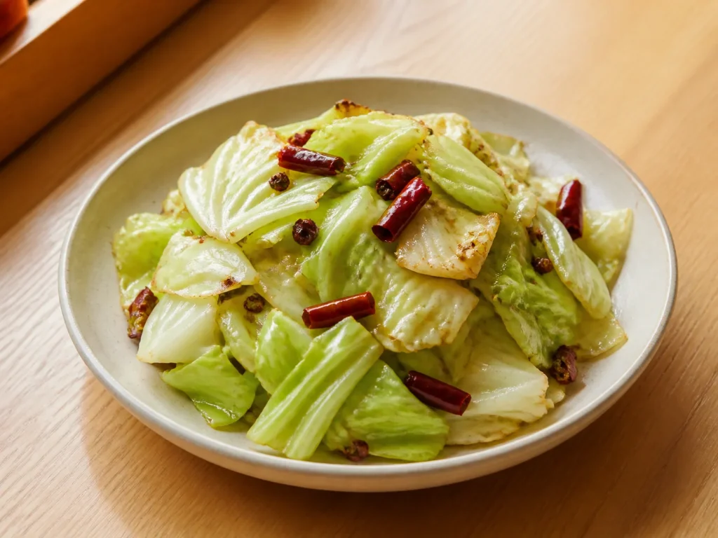 炝炒圆白菜
