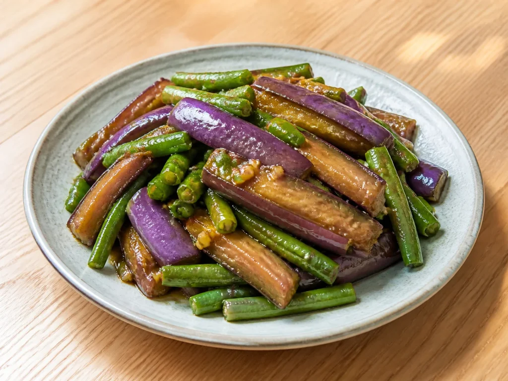 茄子炒豆角