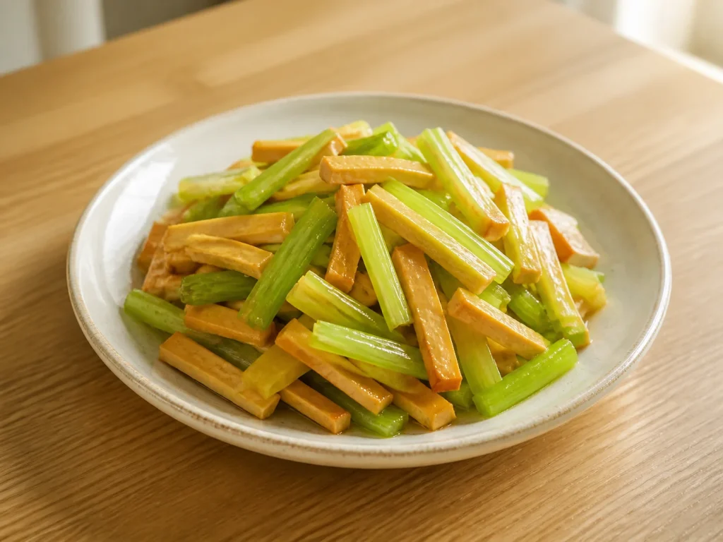 芹菜炒豆干