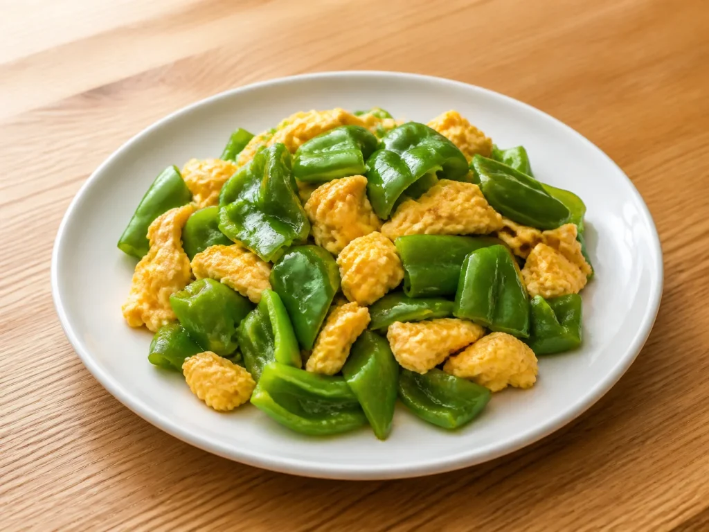 青椒炒鸡蛋