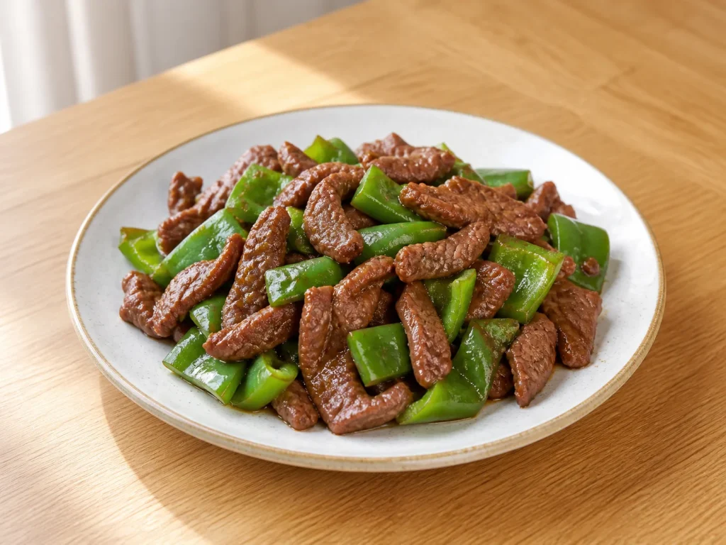 青椒炒牛柳