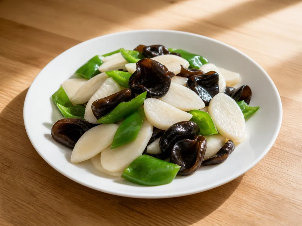 山药炒木耳