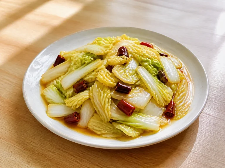 酸辣白菜成品图