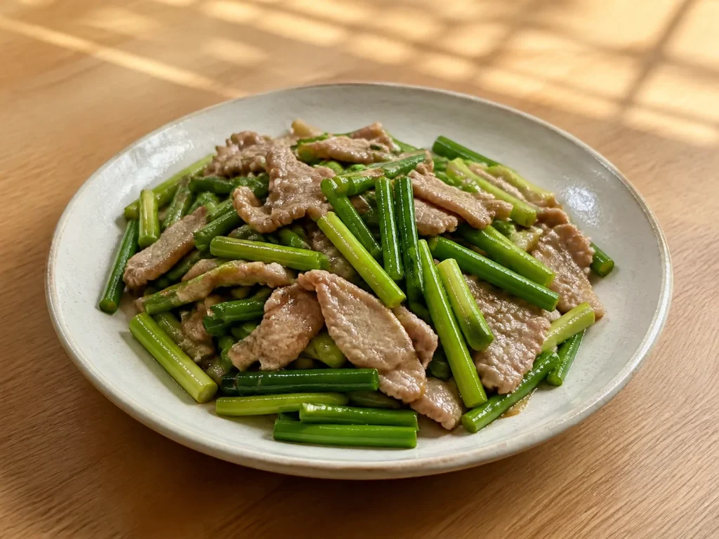 蒜薹炒肉