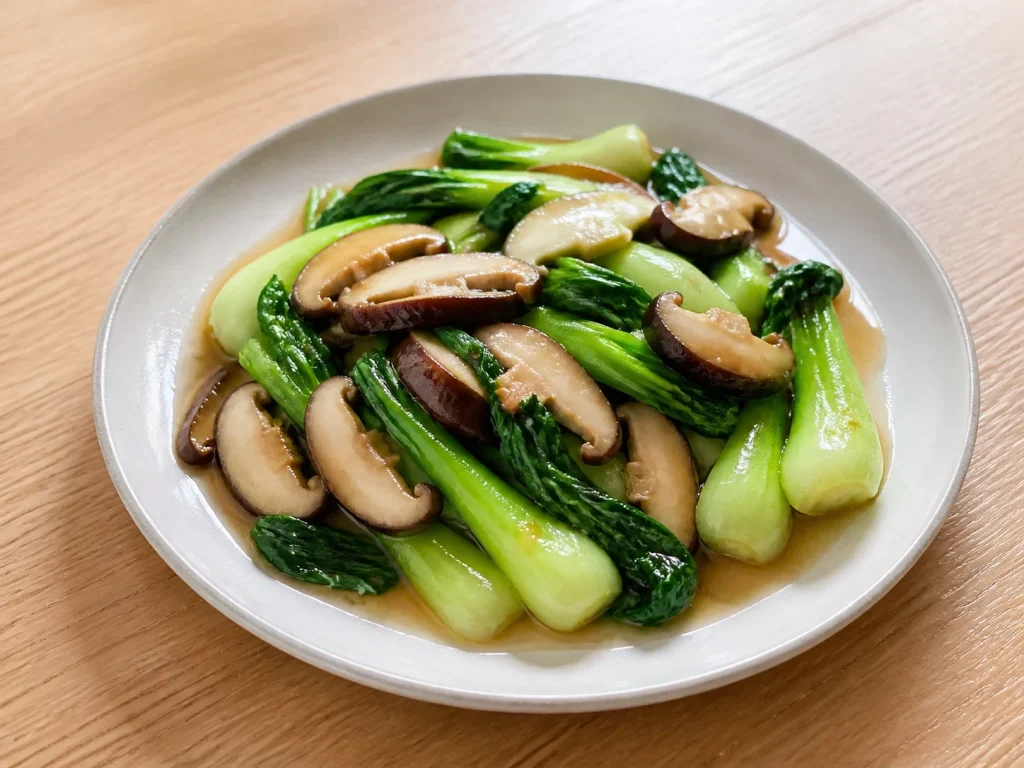 香菇炒青菜