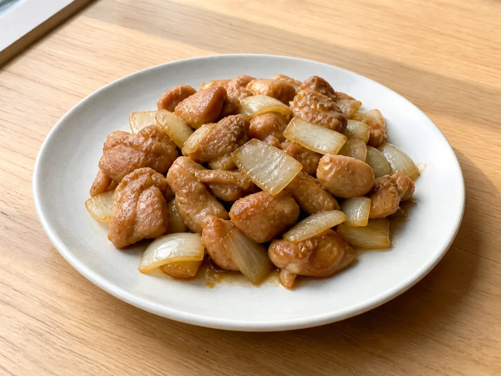 洋葱炒鸡丁