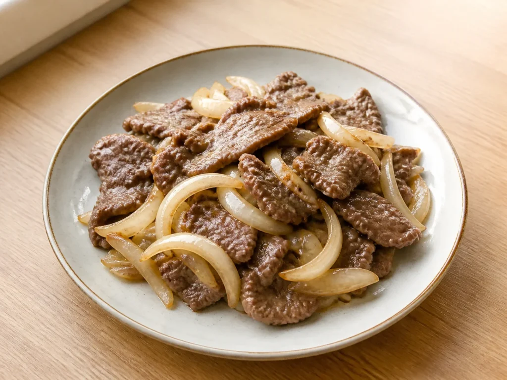 洋葱炒牛肉
