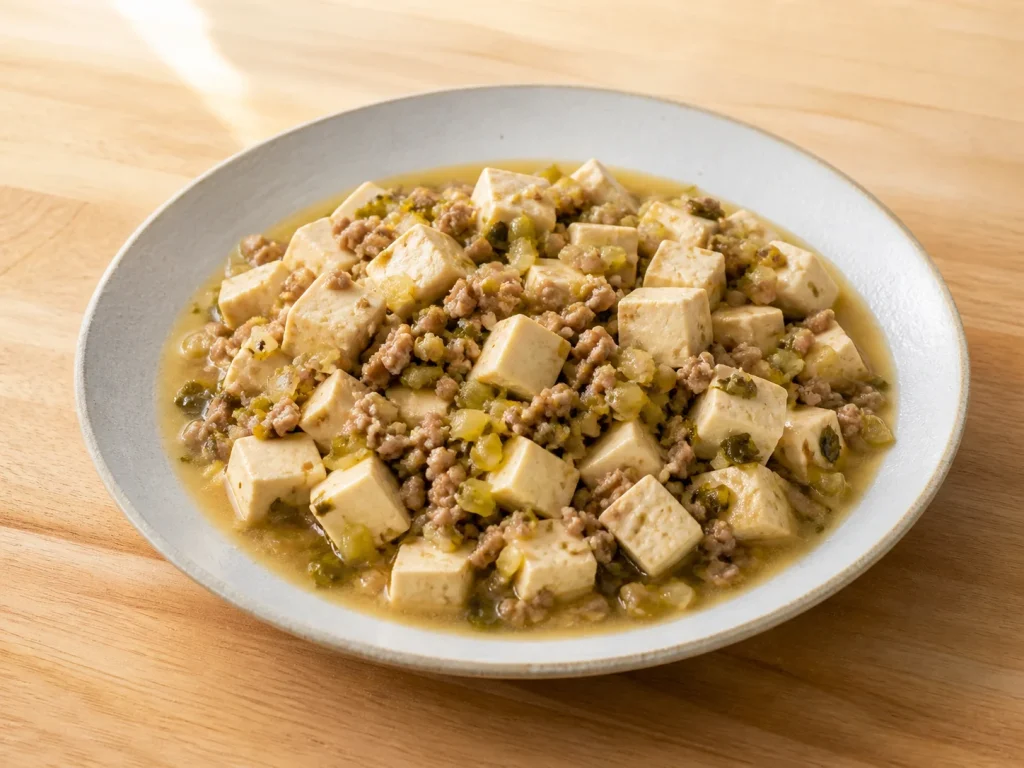 榨菜肉末豆腐