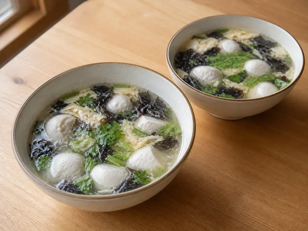 紫菜鱼丸汤